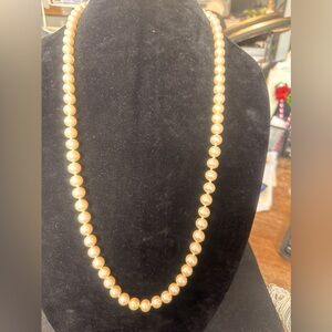 Faux pearls